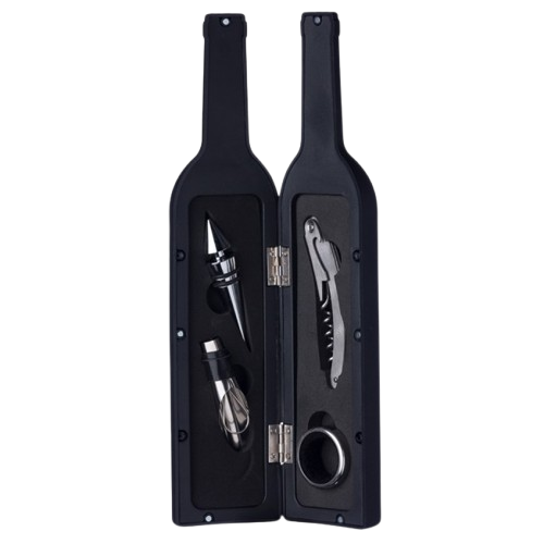 Kit Vinho Garrafa 4 peças