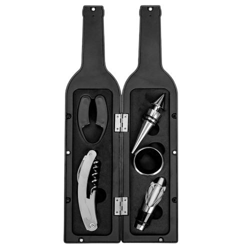 Kit Vinho Garrafa 5 peças
