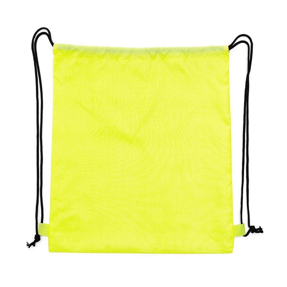 Mochila Saco de Poliéster amarela