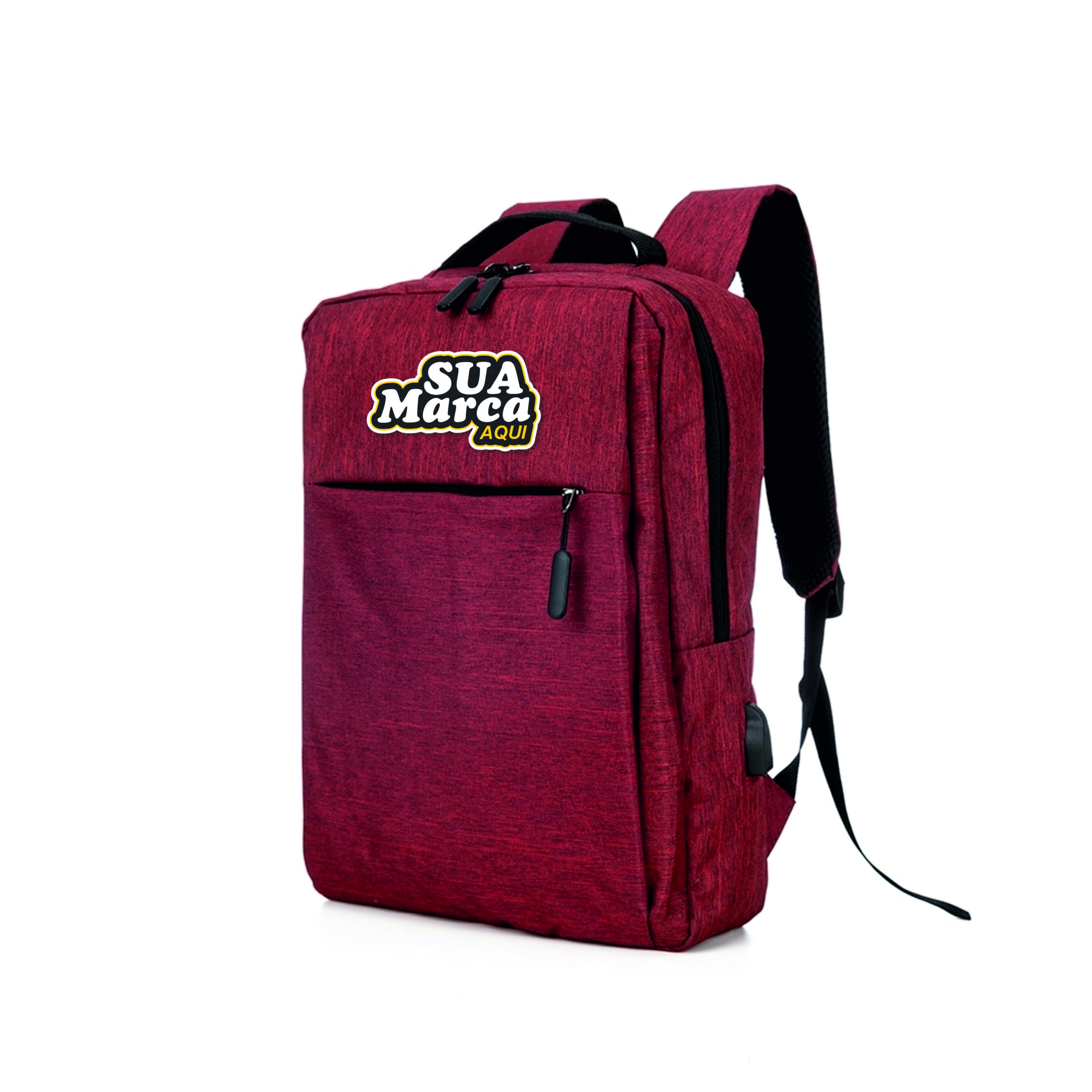 601 - Mochila de Nylon USB 21L - Imagem 8