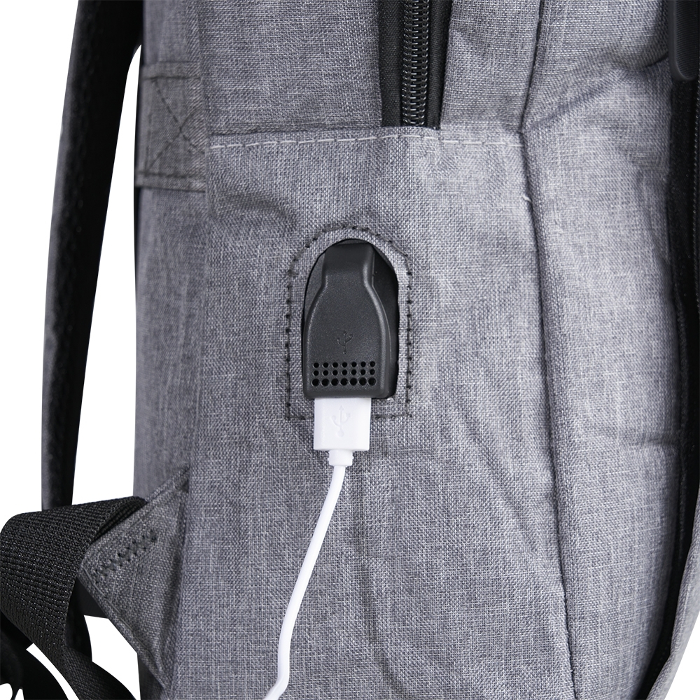 601 - Mochila de Nylon USB 21L - Imagem 3