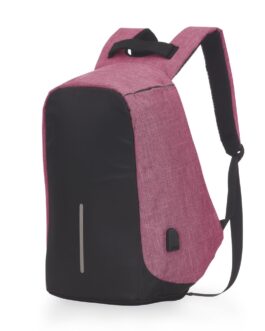 625 – Mochila Poliéster Anti-Furto USB